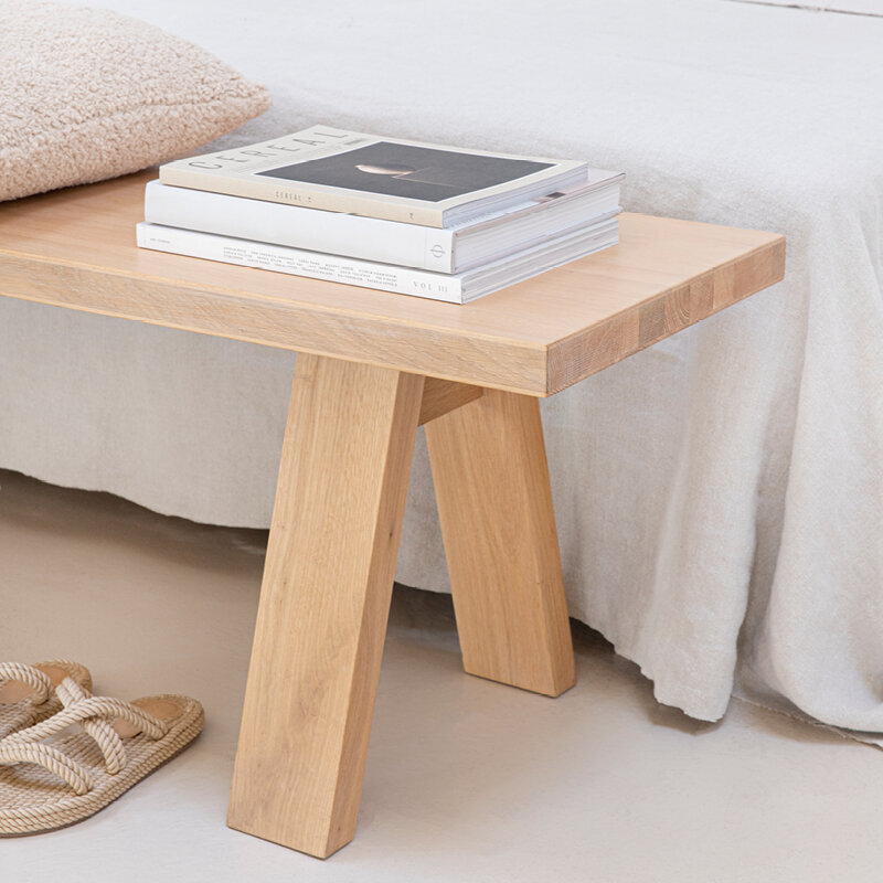 Oak dining bench 2025 140cm